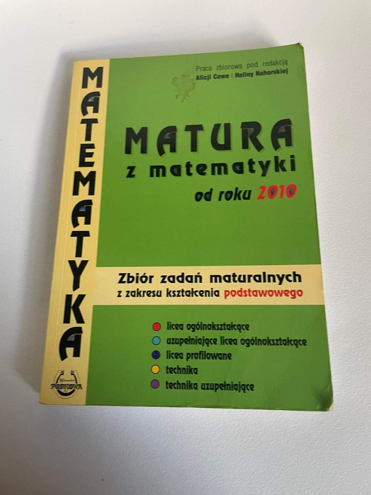 Zbiór zadań maturalnych z matematyki podstawowej