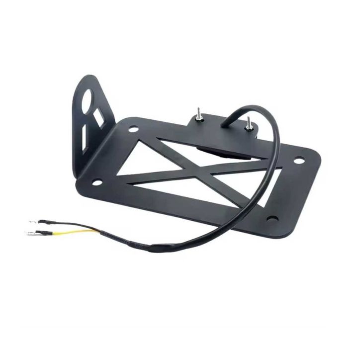 Suporte Lateral de Matrícula Universal com Iluminação LED