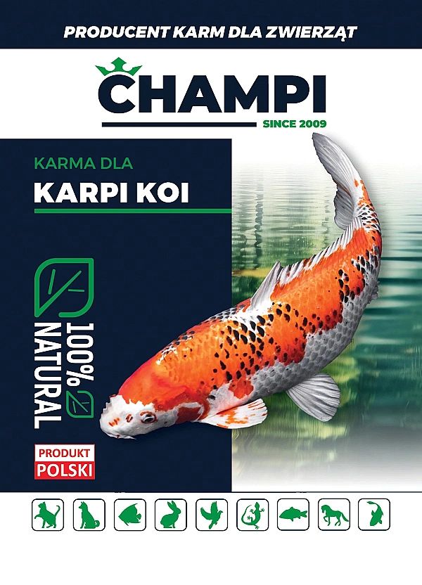 45l Wybarwiająca karma pokarm czerwony dla ryb koi stawowych oczko