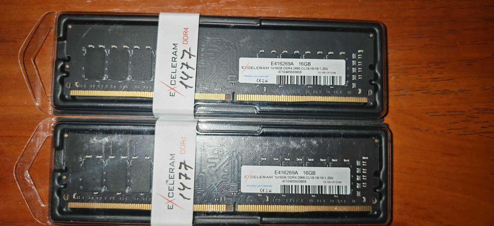 Нова! DDR4 1x16GB, 2x16GB eXceleram 2666MHz