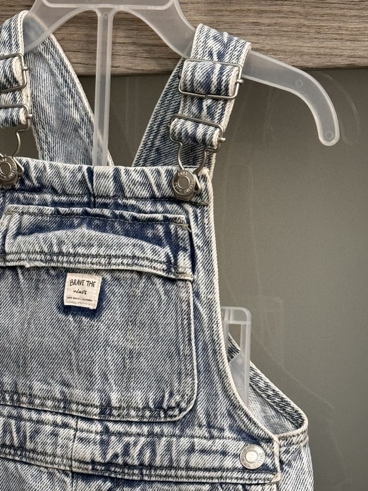 Джинсовый комбинезон ромпер Zara 9-12 месяцев 80