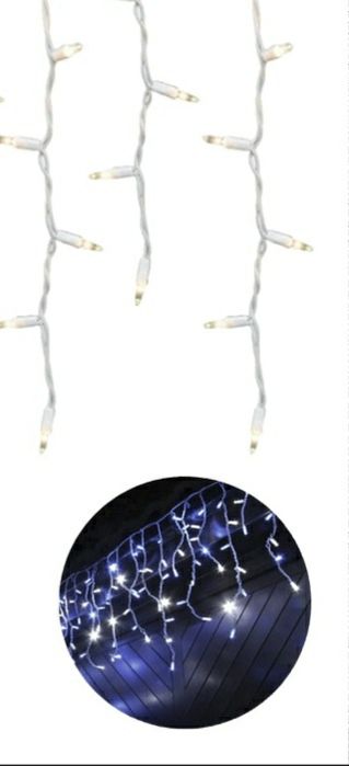 Girlanda świąteczna - sople. Wewnętrzna