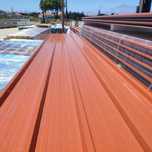 Painel cobertura 5 ondas 30mm espuma 42kg densidade (PIR) nacional