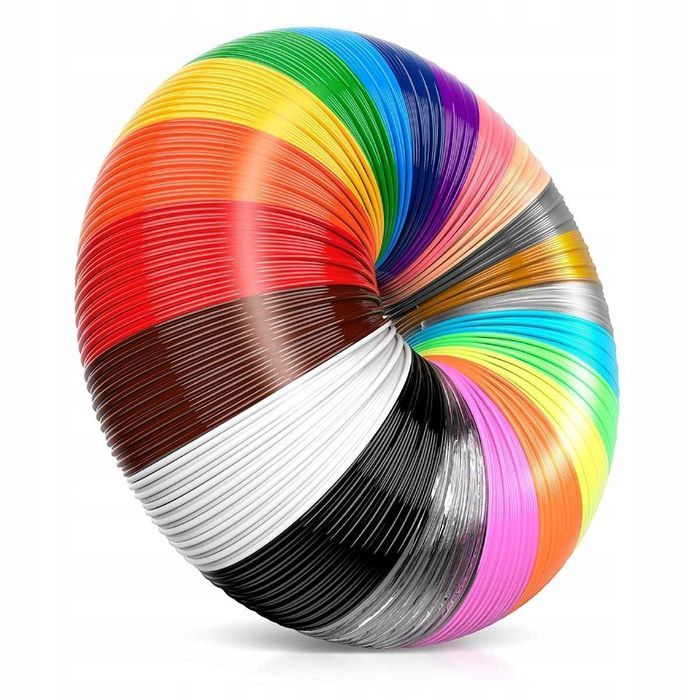 WKŁADY DO DŁUGOPISU PEN Filament PLA - Zestaw 20 Kokorów MIX 100 m