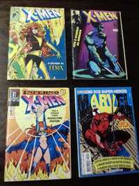 Livros super-herois antigos decada de 80
