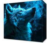 Obraz 30x30cm Oddech Wilka