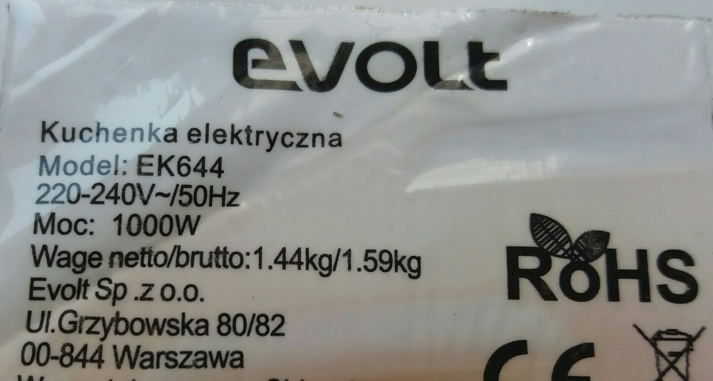 Kuchenka elektryczna turystyczna