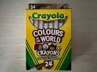 Kredki świecowe Crayola 24 kolory świata