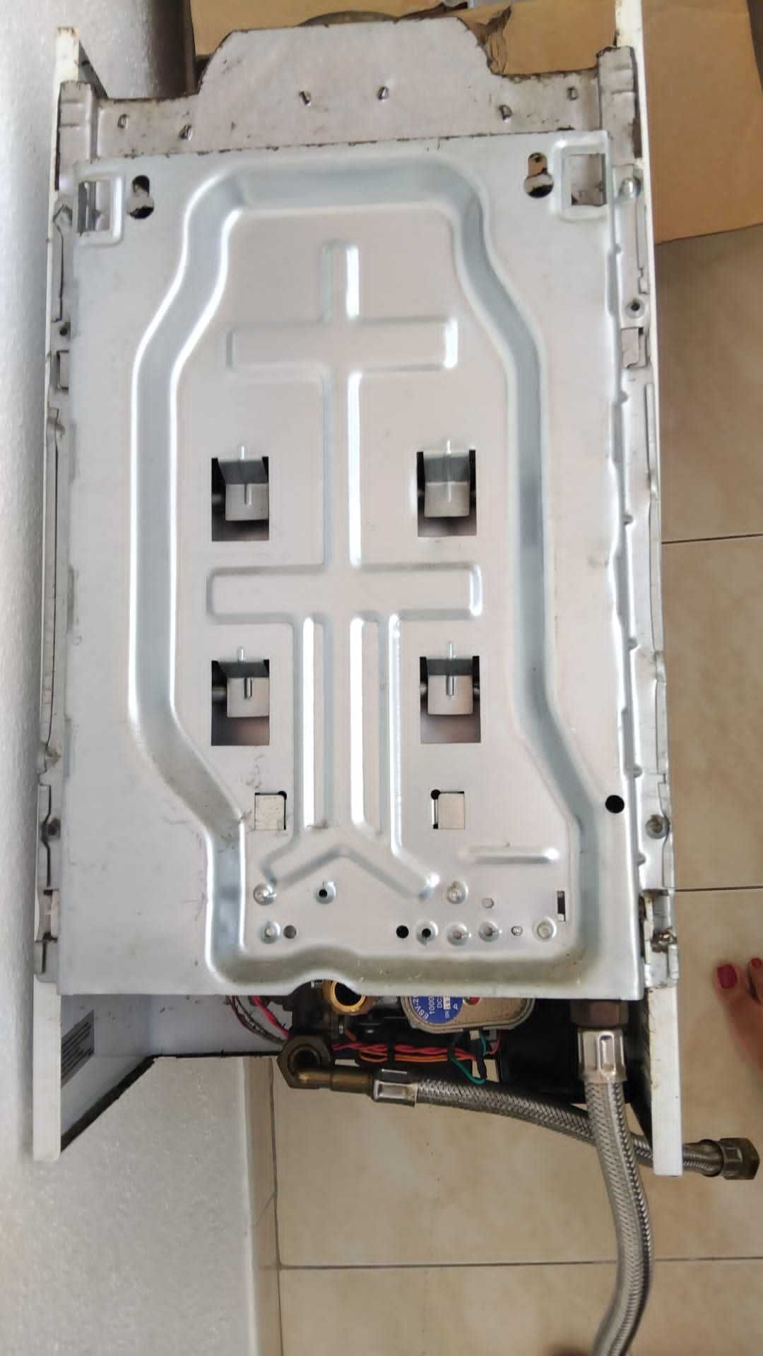 Esquentador gas de botija