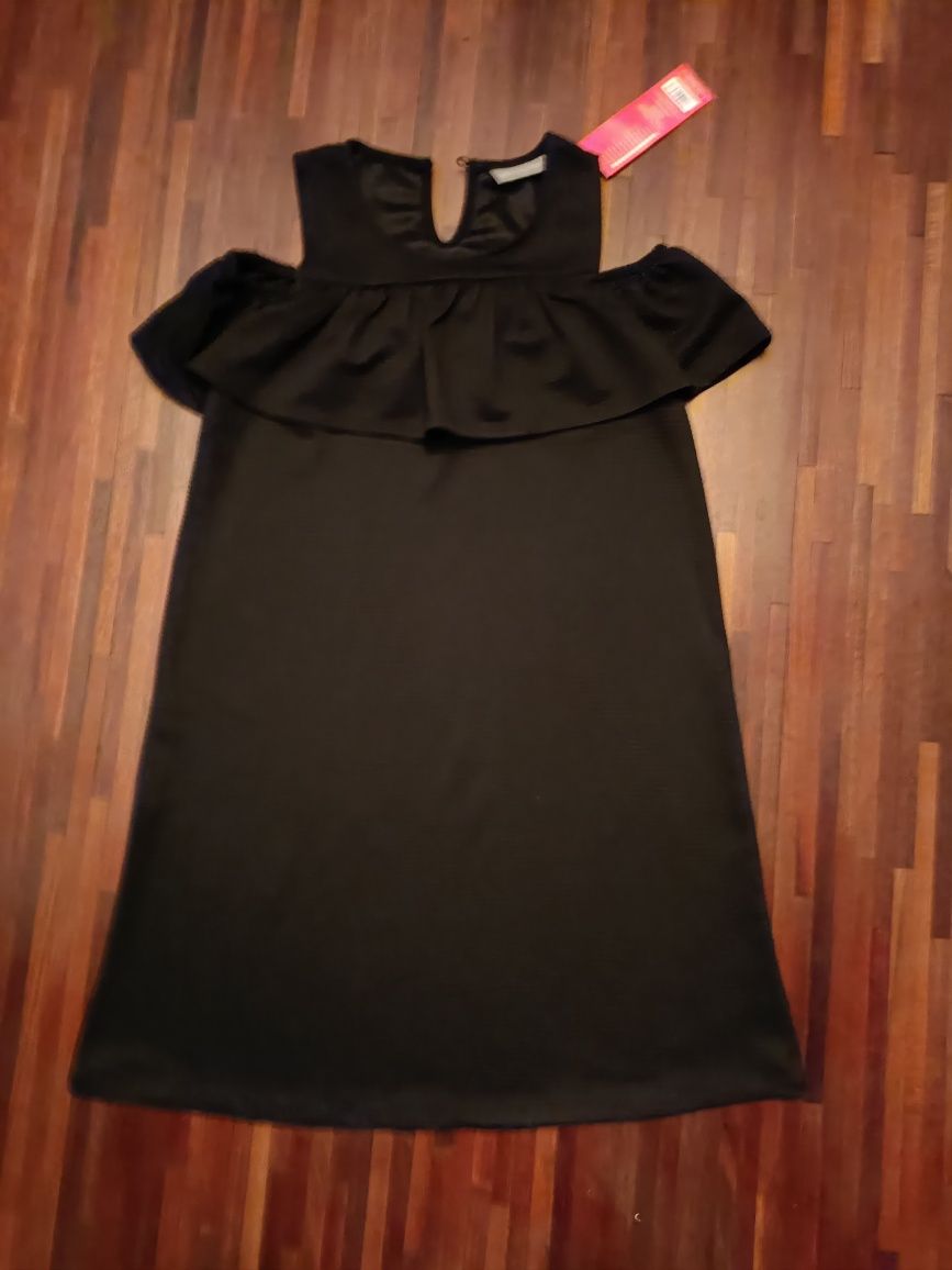 Sukienka czarna Nowa roz 152