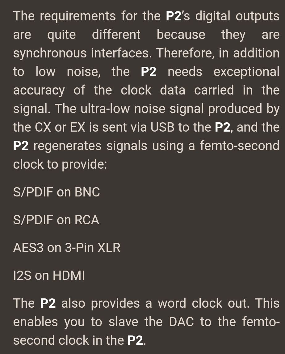 DDC Reclocker High End de alta precisão Antipodes P2 // Word clock Out