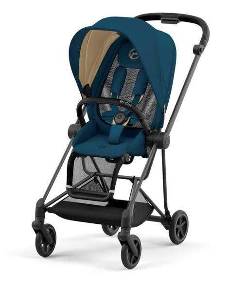 Cybex Tapicerka do wózka dziecięcego Mios 2.0 w kol. Mountain Blue