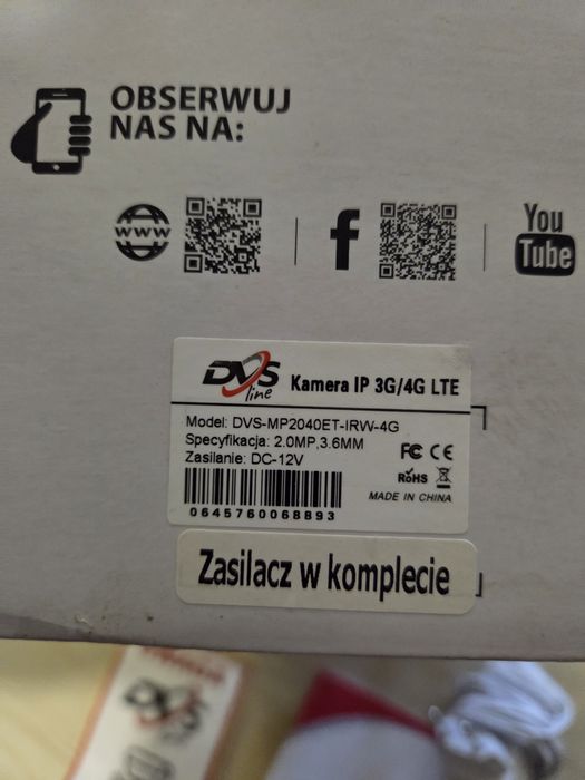 Kamera DVS na kartę SIM plus karta pamięci