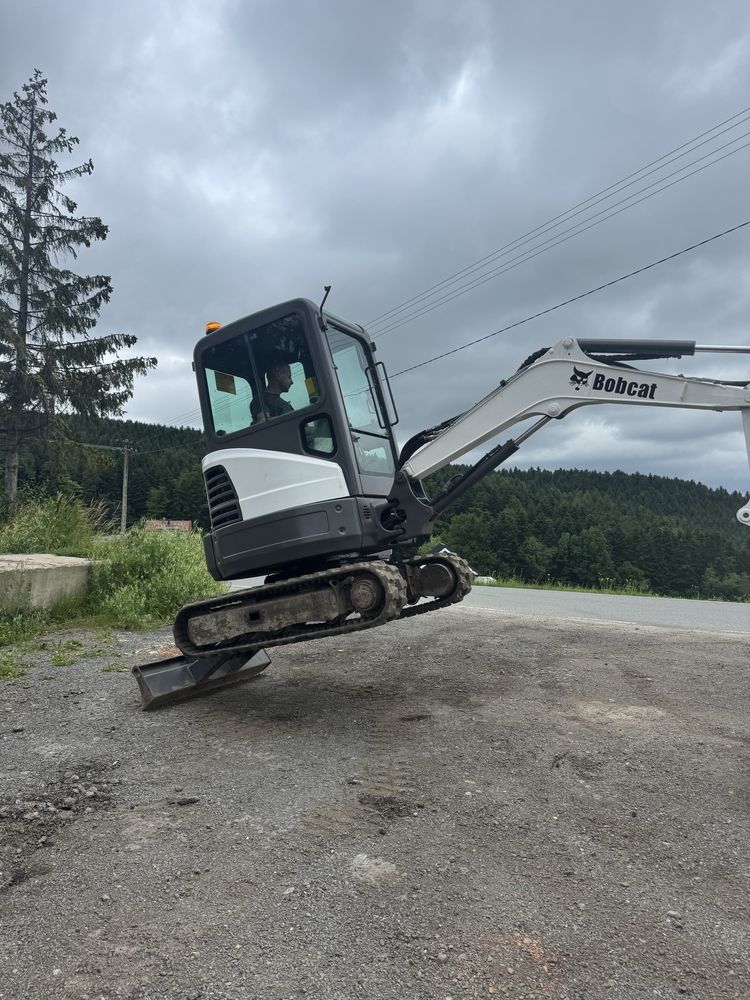 Mini koparka bobcat E 25 EM 2.5 tony kubota jcb 8014 cat 3 tony