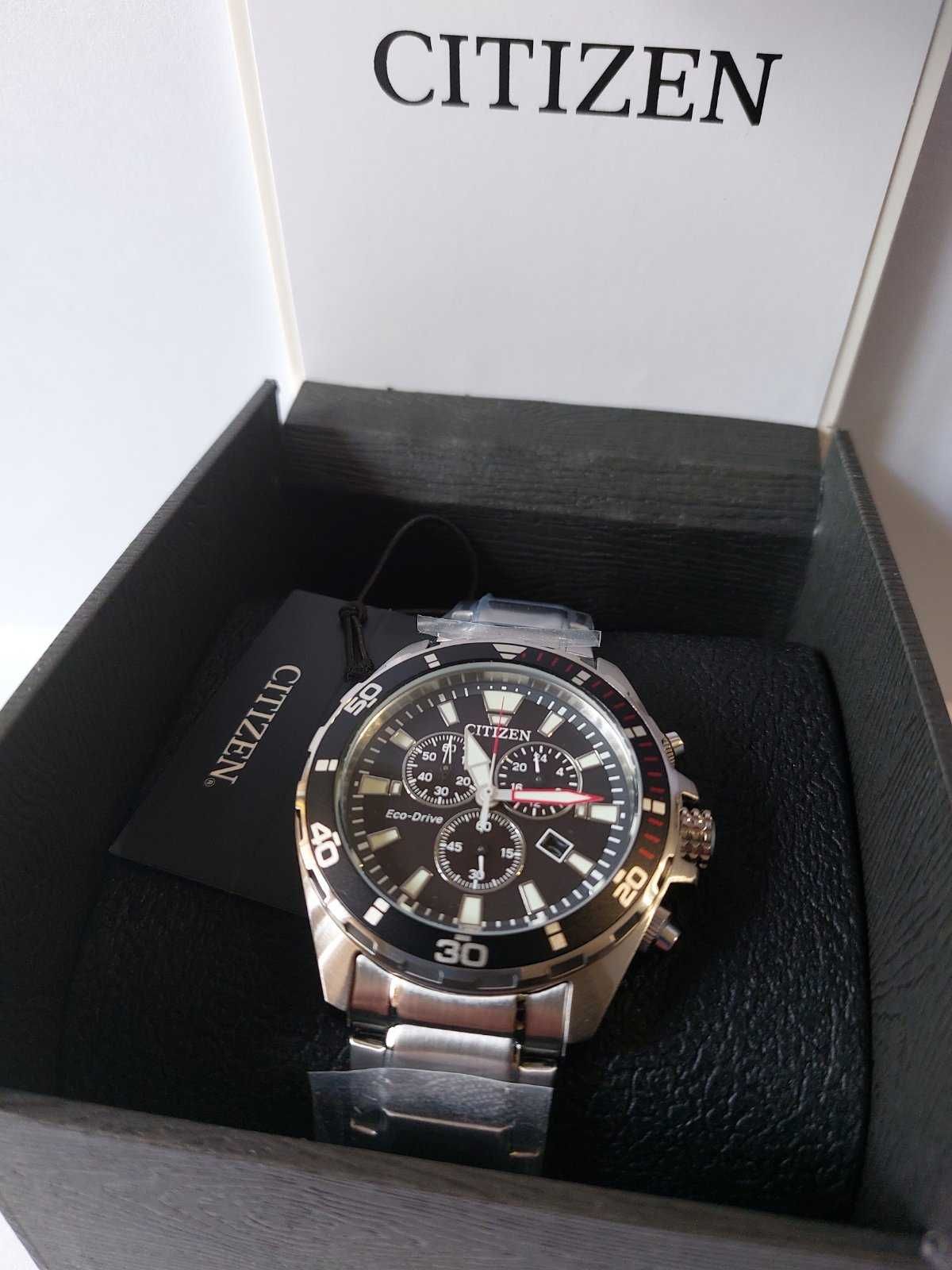 годинник Citizen Brycen Хронограф Eco-Drive AT2438-53E