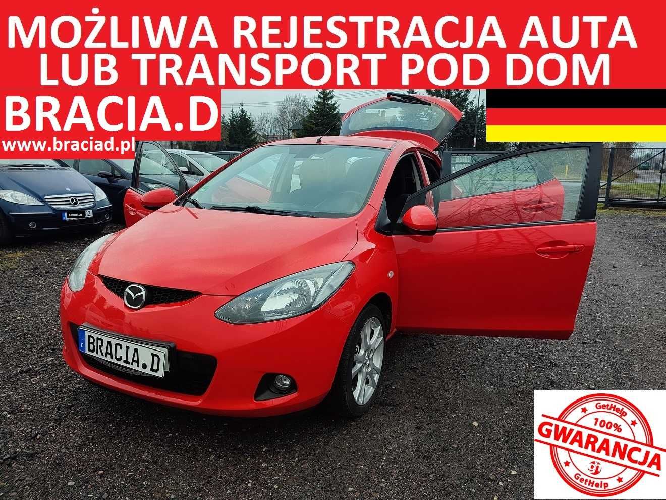 Mazda 2 1,3 B 2009r Bardzo Mały Przebieg Zadbana z Niemiec 100% OPŁAT