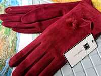 Nowe modne damskie rękawiczki zimowe marki Code ocieplane