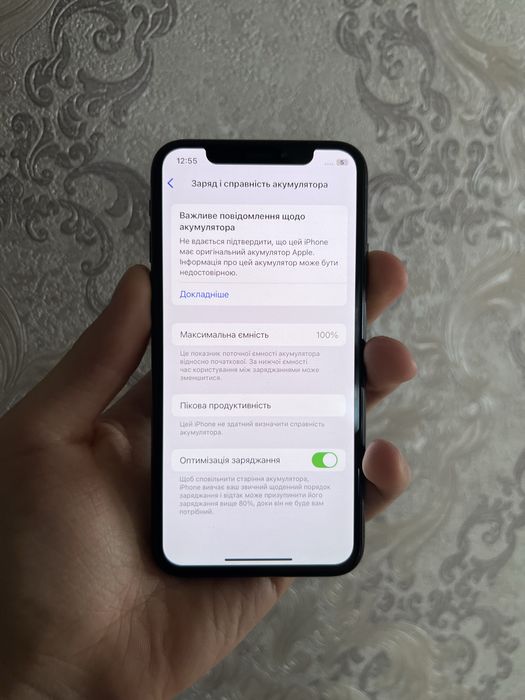 Iphone X 64gb black 100% батарея