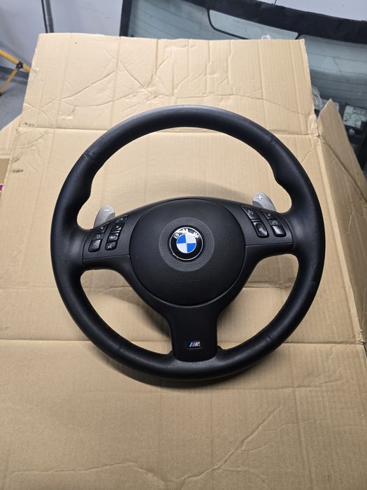 Bmw e46 m3 smg kierownica łopatki