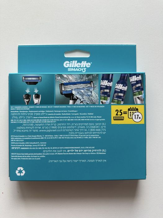 Gillette Mach 3 25 sztuk