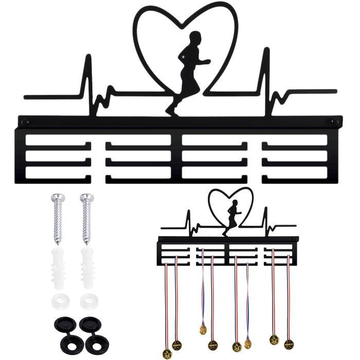 wieszak na medale puls biegacza