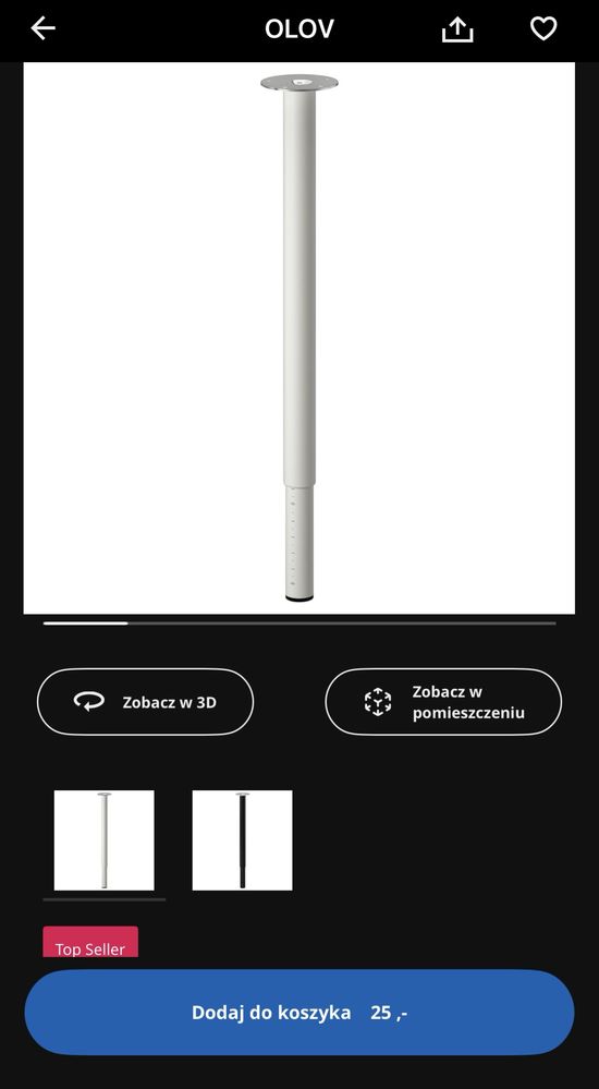Stół z wysokimi krzesłami/hokerami IKEA