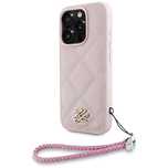 Etui Karl Lagerfeld Quilted Initial Logo & Chain Strap na iPhone 16 Pr