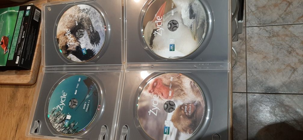 Zestaw 4 dvd BBC EARTH Życie Life