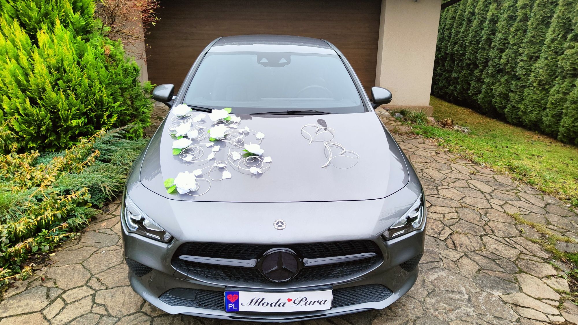 Auto do ślubu na wesele imprezę