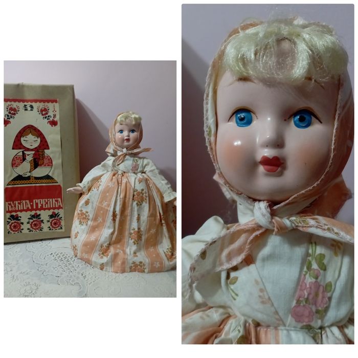 Новая кукла грелка на самовар опилки Луч Ярославль СССР