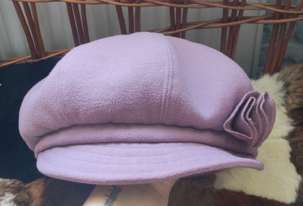 Beret w liliowym kolorze S