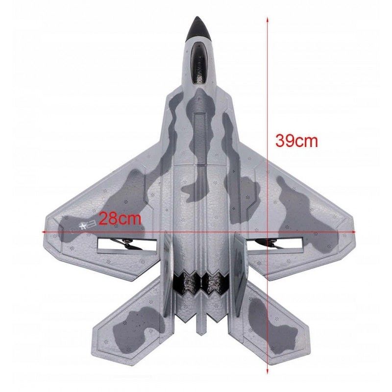 Samolot Zdalnie Sterowany F-22 Raptor RC Zestaw RTF