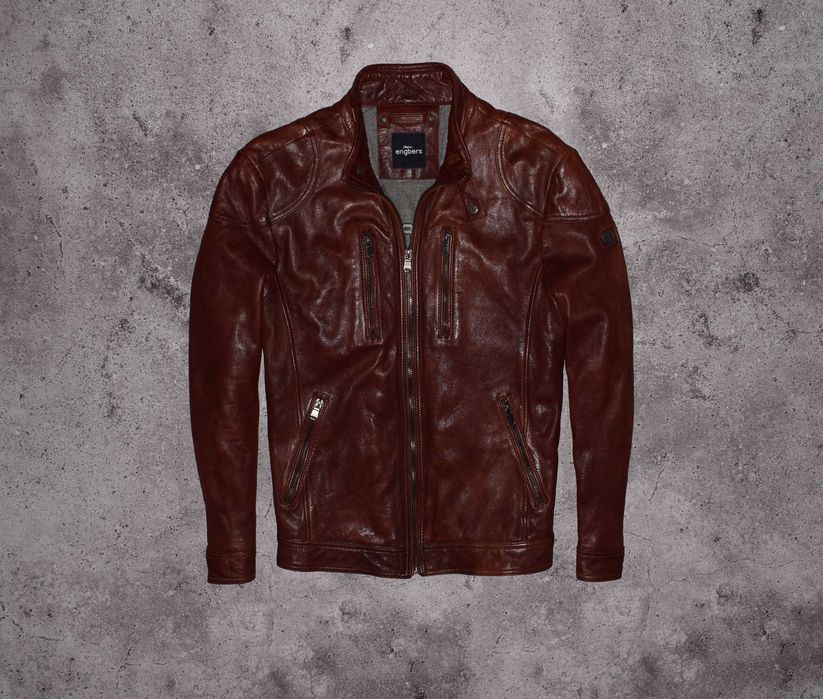 Engbergs Leather Jacket (Мужская Кожаная Куртка Енгбергс )