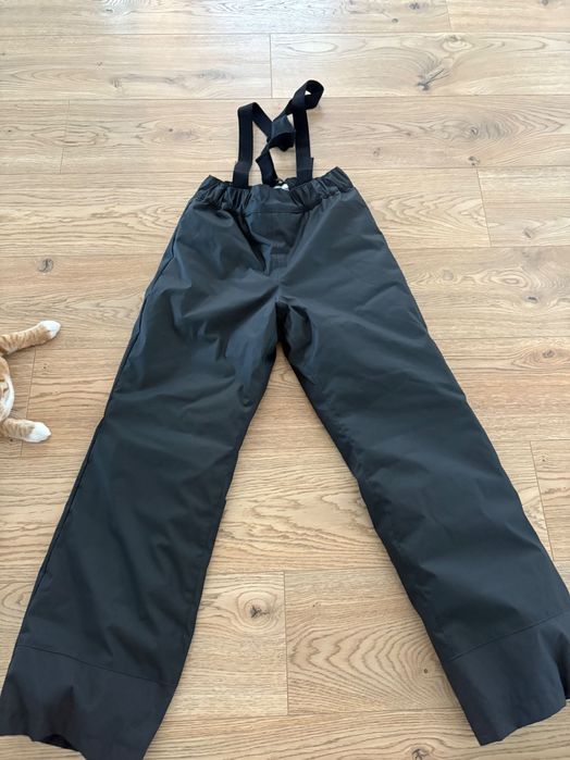 Spodnie narciarskie czarne 10-12 lat 140-150cm
