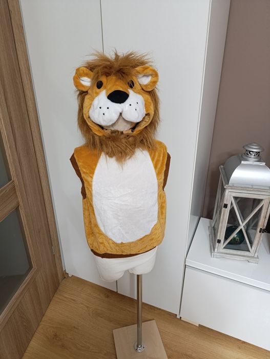 strój karnawałowy LEW LWA SIMBA przebranie kostium 86/98 (208)