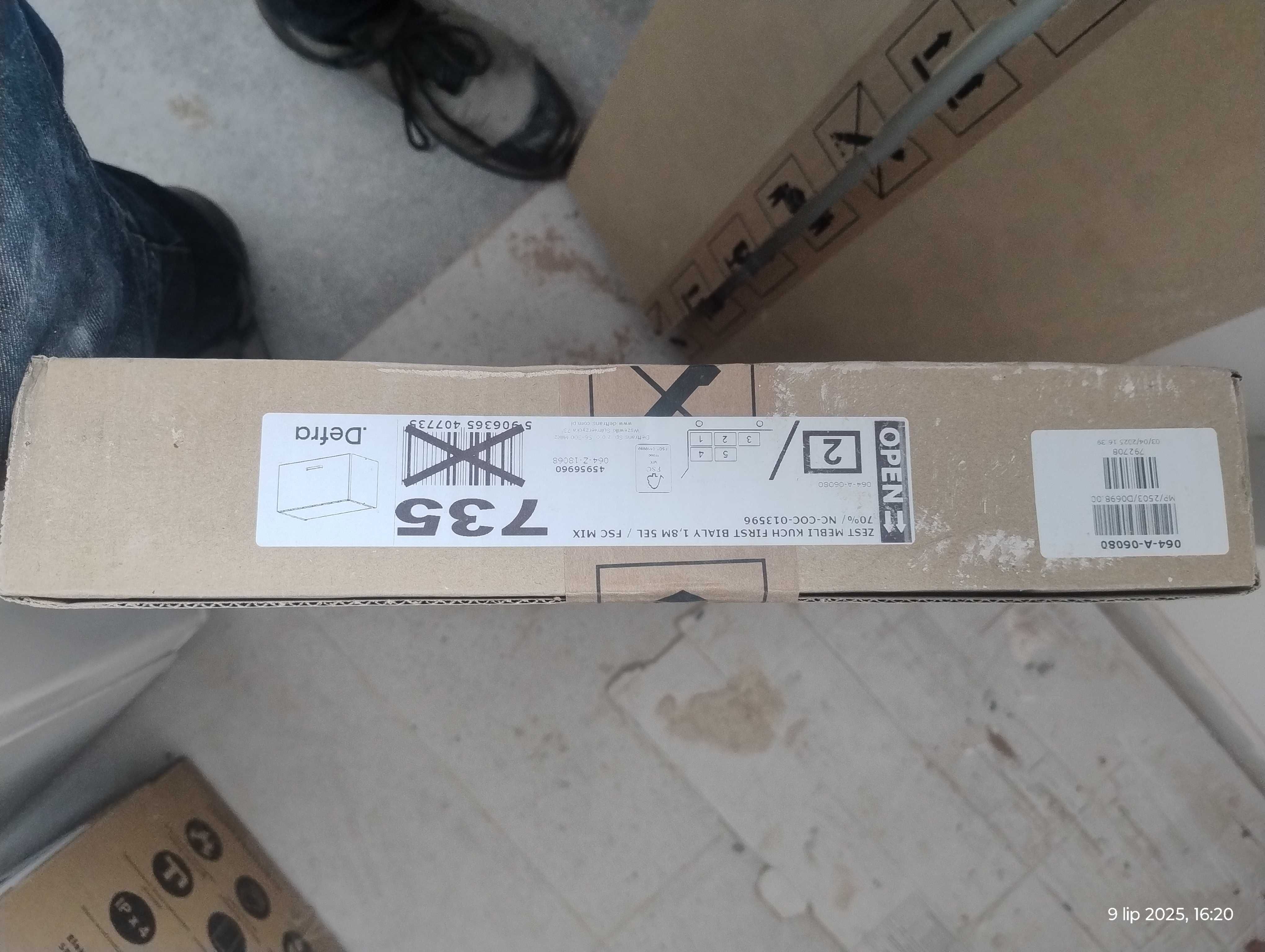 Nowa Szafka 60cm wisząca biała first Leroy Duo mirano 40 łazienkowa