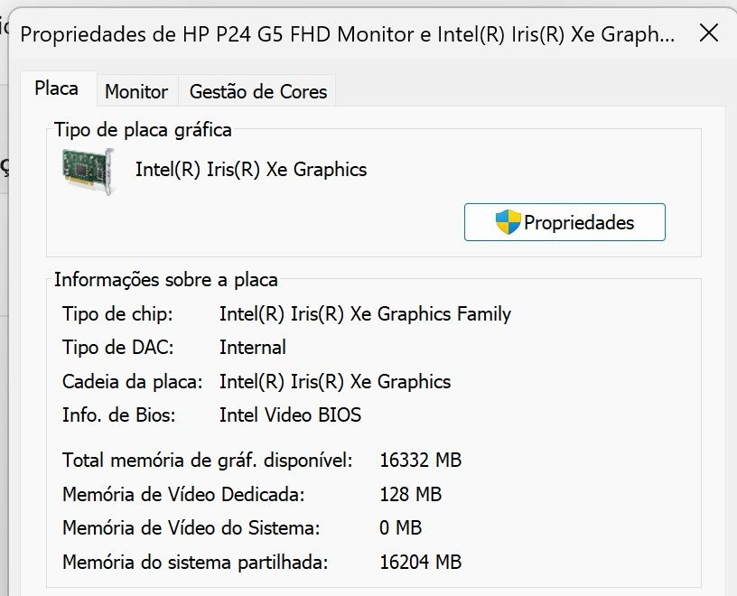 Monitor Ecrã HP P24 G5 Peças