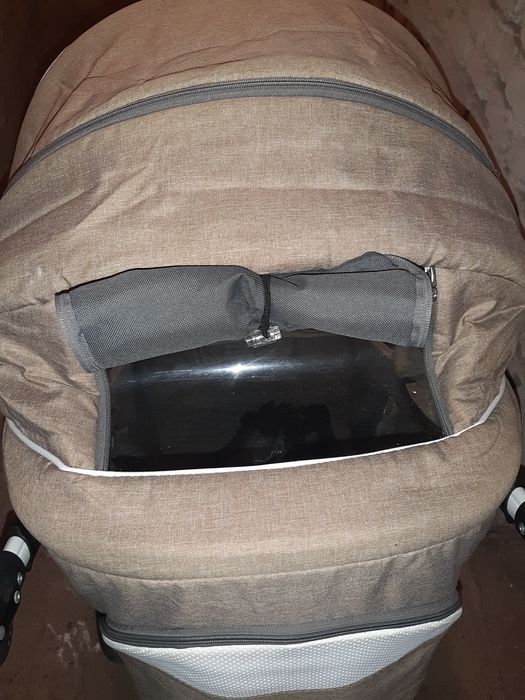 Wózek, spacerówka, pompowane koła, pokrowiec na zimę