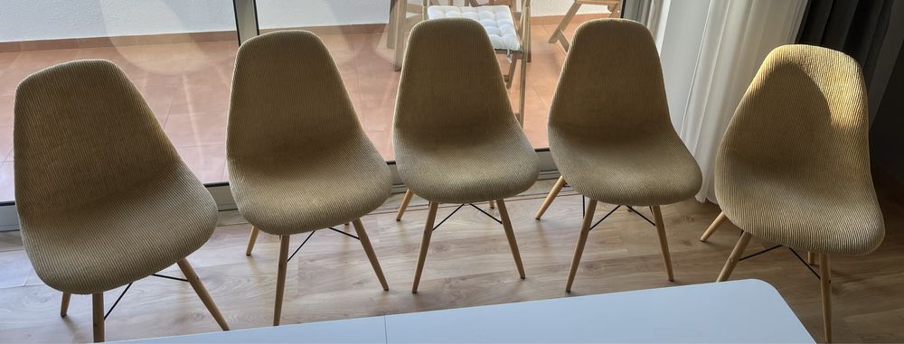 5 cadeiras para sala