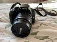 Máquina fotográfica DSLR Canon 1300D com objetiva Canon 18-55mm