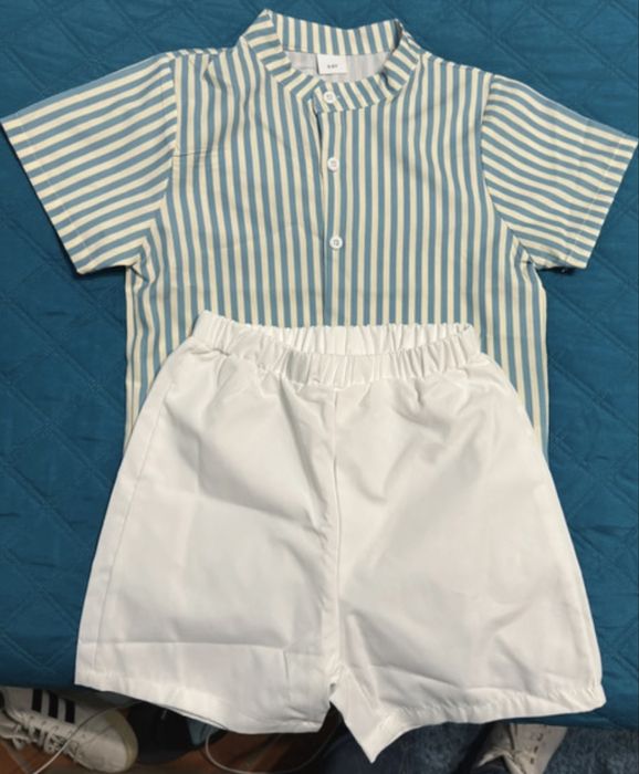 Conjunto calções e camisa - criança