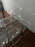 Conjunto 6 cadeiras TOBIAS transparentes