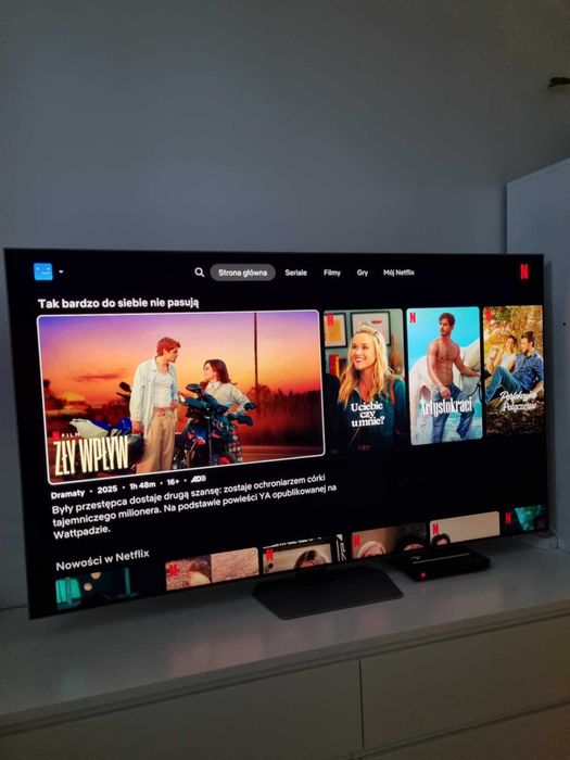 Jak Nowy! Samsung QE65QN92C QLED 65 4K 120Hz Gwarancja! Okazja!