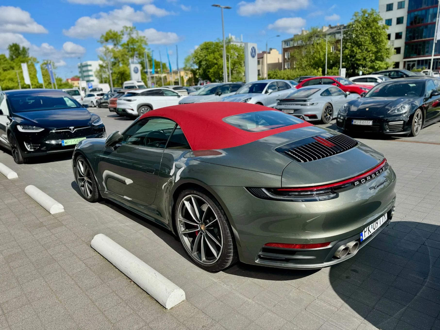 Porsche 911 911 Carrera 4S Cabro , z PL , Gwarancja, niski przebieg, Aventurine