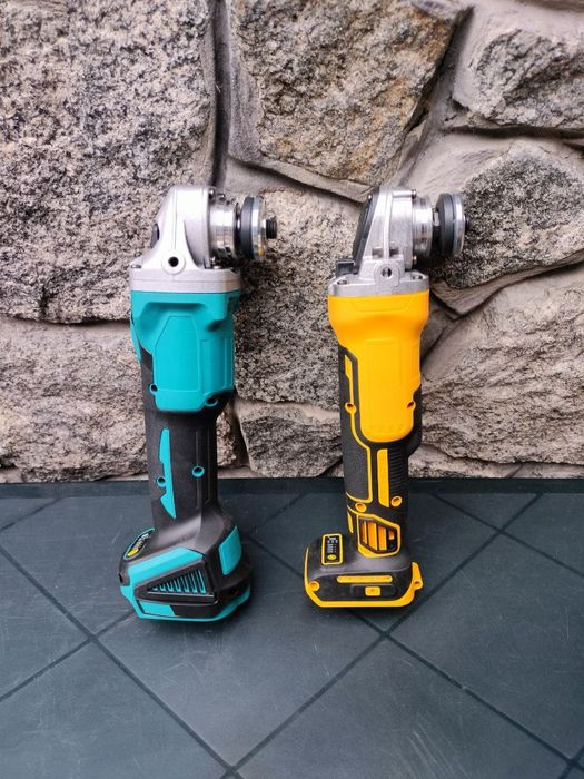 Болгарка акумуляторна кутова шліфмашинка акумуляторная Макіта Деволт