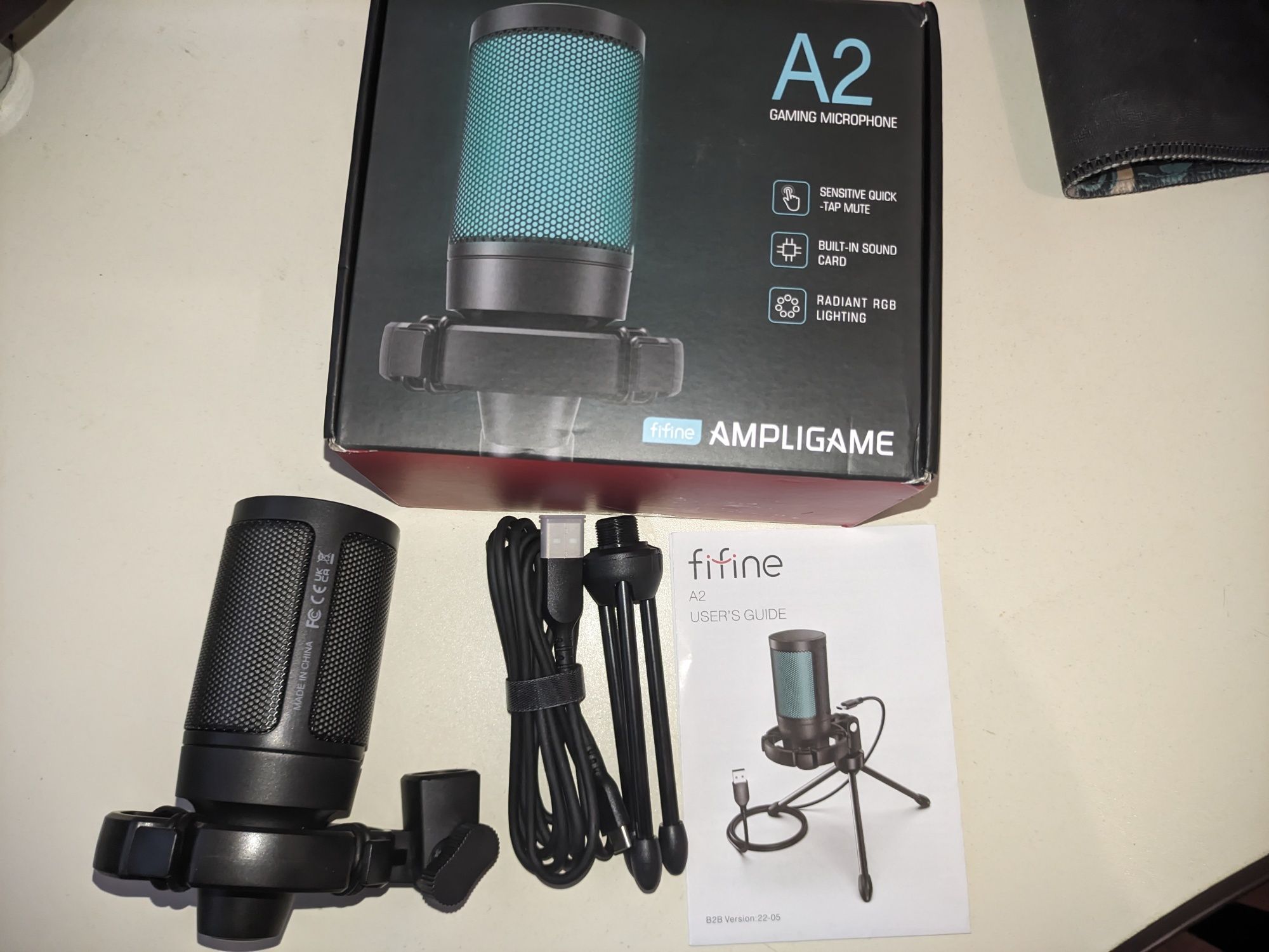 Ігровий мікрофон fifine AMPLIGAME A2