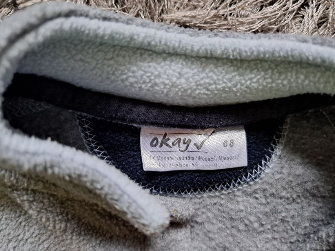 Polar, bluza, 68, okay, szara