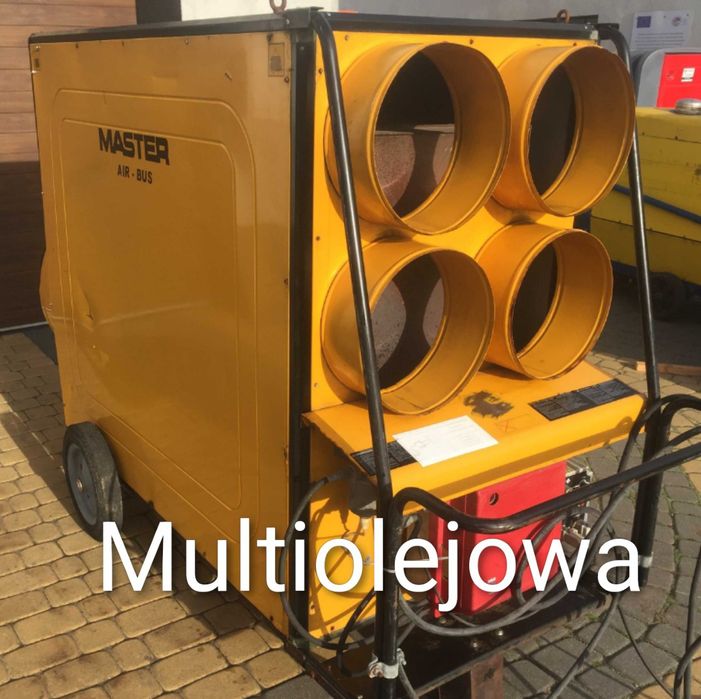Nagrzewnica multiolejowa 220 kw master piec na olej , olejowa na ropę