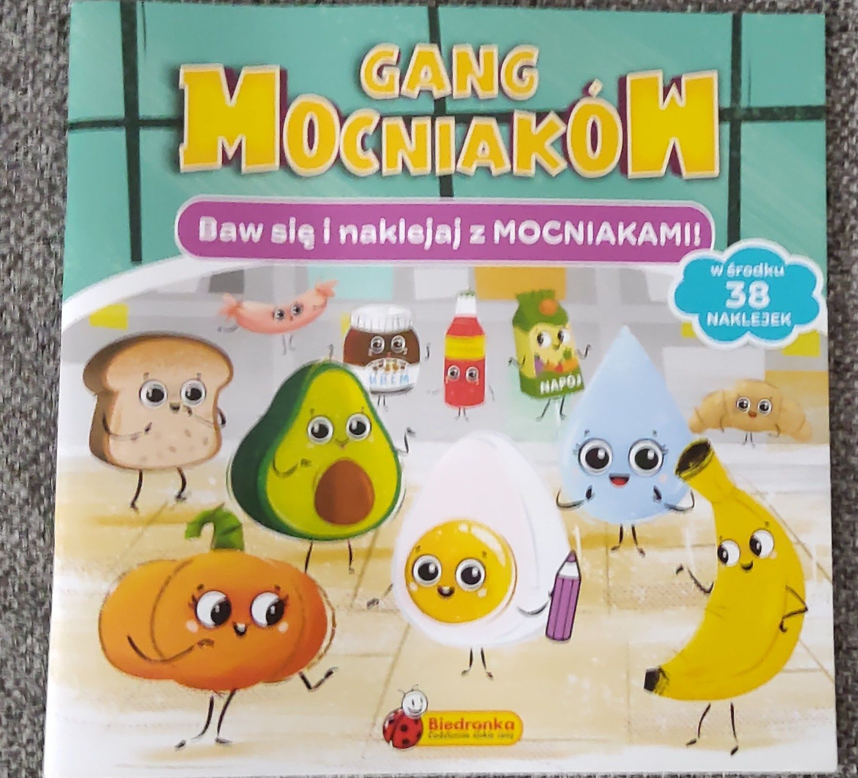 Gang Mocniaków napój Norbert+ książka