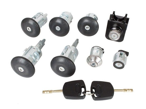 Kit Canhões Portas + Ignição + Mala Ford Transit Connect 02-14 (NOVO)